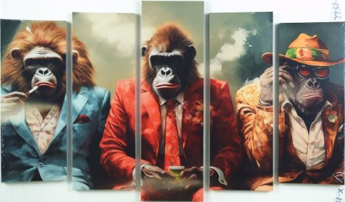 125*80/5 X-1522 - Модульная картина [01106231] 125*80/5 X-1522 - Модульная картина