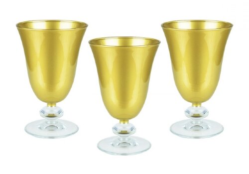 44479GL (8) - Наб.фужеров 3шт."SOPHIA-WORKSHOP"280 [01054241] 44479GL (8) - Наб.фужеров 3шт."SOPHIA-WORKSHOP"280мл.(золотые)