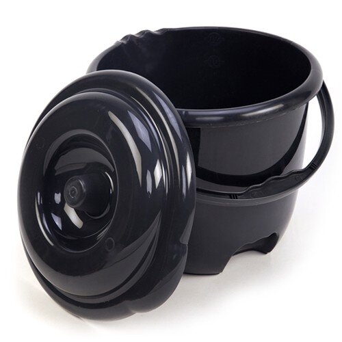 248517-РСВ (в уп.10шт.) - Ведро 12л. "ЮниПласт" с [01096031] 248517-РСВ (в уп.10шт.) - Ведро 12л. "ЮниПласт" с крышкой, цвет черный