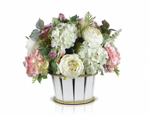 Букет Нежный с розами, размер: высота 40 см., шири [01089025] Букет Нежный с розами, размер: высота 40 см., ширина 45 см., материал: дерево РУЧНАЯ РАБОТА