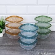 728542 (в уп.126шт.) - Контейнер круглый, набор 3ш [01106532]