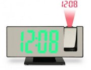 3618 LD черн-зел 4 W  (в кор.1шт.) - Будильник циф [01100927]