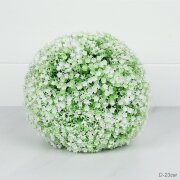 733317 (в уп.90шт.) - Самшит-шар D=23см, белые цве [01108909]