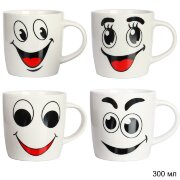 627922 (в уп.72шт.) - Кружка 300мл. Смайлик /TY12 [01108577]