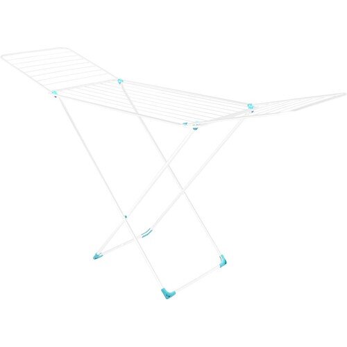 221648-РСВ (в уп.5шт.) - Сушилка 20м для белья цв. [01092099] 221648-РСВ (в уп.5шт.) - Сушилка 20м для белья цв.БЕЛЫЙ напольная складная (200х55х96) СБ2Б "НИКА"