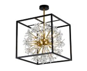 MDG40589/22 BK+BRASS, D400*H470мм, G4*22*3W (лампо [01109183]