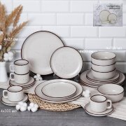 724386 (в уп.2наб.) - Столовый набор 20пр. "Точки [01106176]