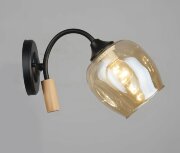 ВР-N3608/1W BK+Pine (20) светильник настенный [01092068]