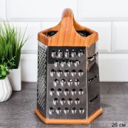 726483 (в уп.72шт.) - Терка 6 граней, 23см, цвет д [01110984]