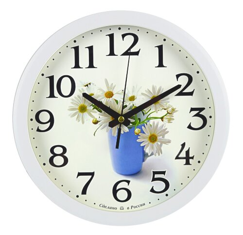 В 140 Алмаз (в кор.10шт.) - Часы настенные Алмаз, [01109155] В 140 Алмаз (в кор.10шт.) - Часы настенные Алмаз, механизм: кварцевый плавного хода от бат АА, размер: 285*285*45мм, материал: пластик, стекло силикатное.