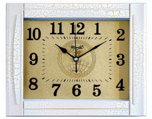 2928C CRGG (в уп.20шт.) - Часы настенные WORLD, ко [01107848] 2928C CRGG (в уп.20шт.) - Часы настенные WORLD, корпус выполнен из пластика. Циферблат закрыт стеклом. Механизм кварцевый плавного хода.Питание от батарейки АА. Размер модели: 320*260*30 мм.