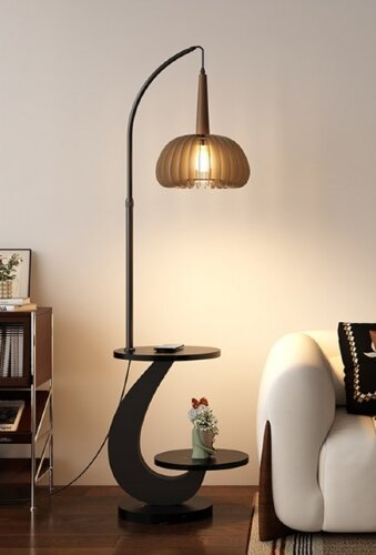 L9184A BK H1750мм (1) светильник напольный [01110553] L9184A BK H1750мм (1) светильник напольный