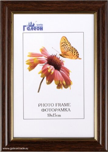 683688 (в уп.10шт.) - Фоторамка 10x15см. / 1503B-7 [01053329] 683688 (в уп.10шт.) - Фоторамка 10x15см. / 1503B-703A1 /, материал: пластик, стекло,  двп.