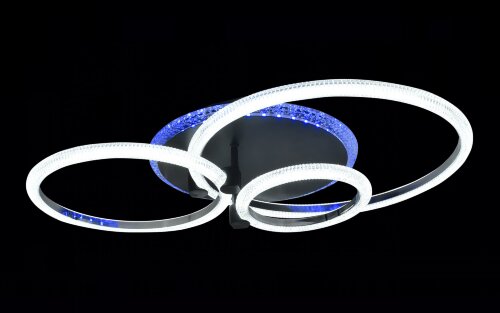 Х20548/1+1+1+1B BK+CR подсветка RGB LED 78W 3000K- [01103155] Х20548/1+1+1+1B BK+CR подсветка RGB LED 78W 3000K-4000K-6000K диммер (5) светильник потолочный