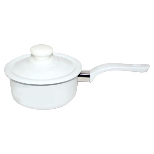 184335-РСВ (в уп.6шт.) - Ковш с крышкой 0,6л, мате [01107953] 184335-РСВ (в уп.6шт.) - Ковш с крышкой 0,6л, материал: эмалированная сталь.