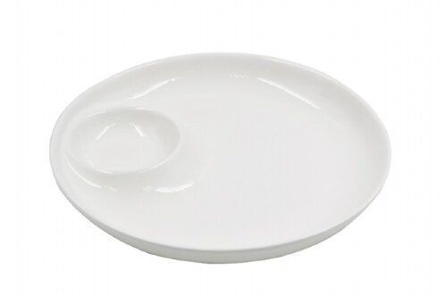 00113034 (в уп.30шт.) - Менажница 25см, 10&quot; 111-60 [01110290] 00113034 (в уп.30шт.) - Менажница 25см, 10" 111-601 эконом, материал: керамика.