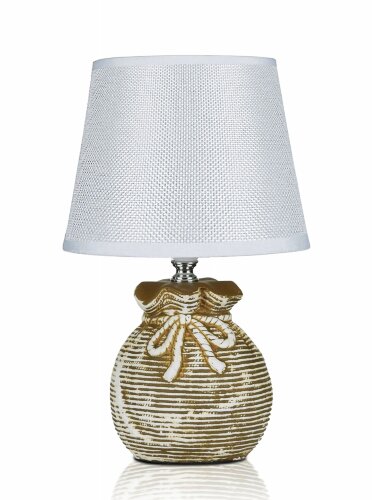 В-HS8261 light brown+white shade, размер: 180*180* [01103965] В-HS8261 light brown+white shade, размер: 180*180*300мм (18) светильник настольный