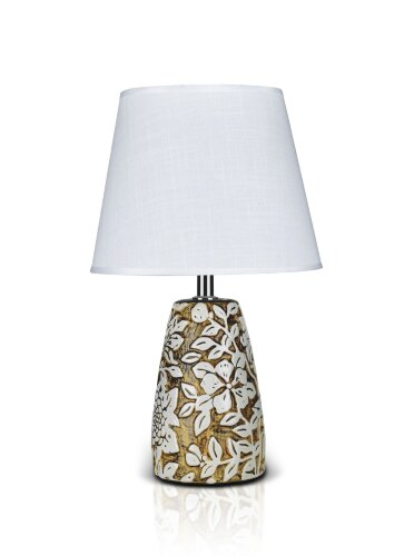 К-AN201D-6&quot; Ancient+White shade H33см (24) светиль [01104494] К-AN201D-6" Ancient+White shade H33см (24) светильник настольный