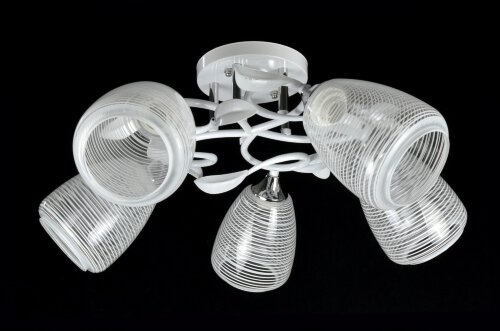 Д-W3047/5 WH+CR (4) светильник потолочный [01103104] Д-W3047/5 WH+CR (4) светильник потолочный
