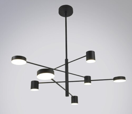 Х21016/4+4 BK LED85W 3000-4000-6000K диммер (1) с [01104405] Х21016/4+4 BK LED85W 3000-4000-6000K диммер (1) светильник потолочный