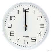 698411 (в уп.30шт.) - Часы настенные 30см. /8014W/ [01104014]