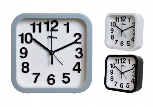 111А (в кор.40 шт.) - Будильник Космос. Материал к [01109998] 111А (в кор.40 шт.) - Будильник Космос. Материал корпуса: пластик. Механизм: кварцевый с дискретным ходом. Питание: батарейка АА (в комплект не входит). Размер: 130х130х50 мм.