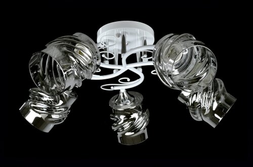 Д-W3051/5 WH+CR (4) светильник потолочный [01103079] Д-W3051/5 WH+CR (4) светильник потолочный