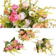 649284 (в уп.150/600шт.) - Цветок искусственный Бу [01094523]