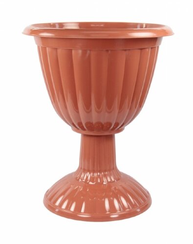 1329М (в уп.5шт.) - Вазон &quot;Жасмин&quot; 18л. на высок. [01057105] 1329М (в уп.5шт.) - Вазон "Жасмин" 18л. на высок. ножке, размер: 420х420х500мм.