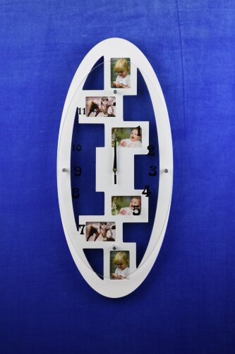 М1272В white colour (в кор.10шт.) АКЦИЯ - Часы-фот [01068978] М1272В white colour (в кор.10шт.) АКЦИЯ - Часы-фоторамка, размер: 290*650 мм, материал: МДФ, стекло.