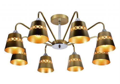 МС-XA1203/8 GD+CR (2) светильник потолочный [01102782] МС-XA1203/8 GD+CR (2) светильник потолочный