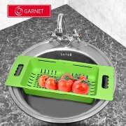 96488 (в уп.24шт.) - Дуршлаг раздвижной на раковин [01110275]