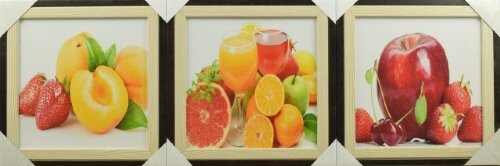 30*30 5 - Репродукция-триптих  картины &quot;Фрукты&quot; [01086886] 30*30 5 - Репродукция-триптих  картины "Фрукты"