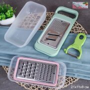 717431 (в уп.72шт.) - Терка 4 режима с контейнером [01105003]