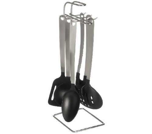 KT-HP-01 (в уп.6наб.) - Набор кухонных принадлежно [01093710] KT-HP-01 (в уп.6наб.) - Набор кухонных принадлежностей 6пр. на подставке.