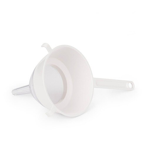 488956-РСВ (в уп.20шт.) - Сито 130мм с воронкой (б [01104343] 488956-РСВ (в уп.20шт.) - Сито 130мм с воронкой (белый) М8714