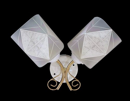 ДС-B9907A/2 FGD+WH (10) светильник настенный [01099628] ДС-B9907A/2 FGD+WH (10) светильник настенный