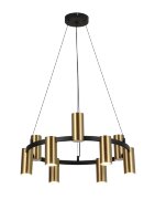 MDG40688/9 BK+BRASS, D550*H220/H1200мм, GU10*9, (1 [01109208]