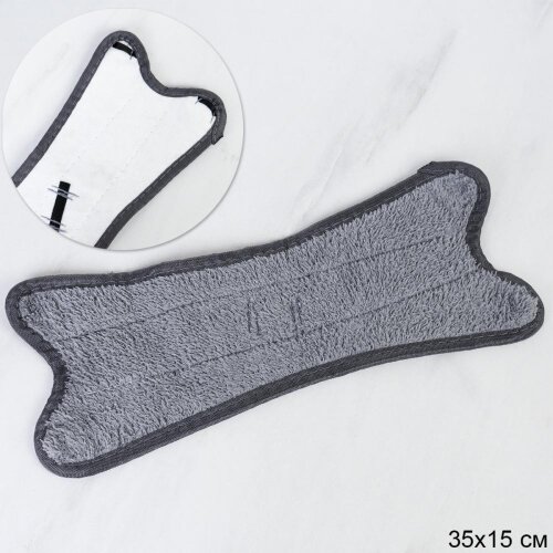 738466 (в уп.500шт.) - Насадка для швабры 35х13см, [01111216] 738466 (в уп.500шт.) - Насадка для швабры 35х13см, бабочка / RW-156 /, материал: микрофибра.