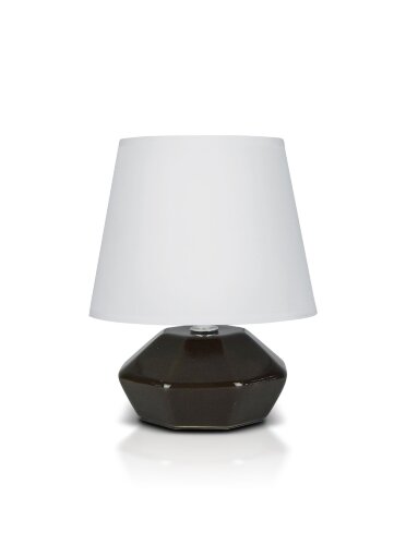 А-LE560A Brown+White абажур, размер: 180*180*230мм [01104300] А-LE560A Brown+White абажур, размер: 180*180*230мм (24) светильник настольный