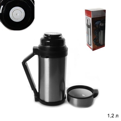 641318 (в уп.20шт.) - Термос 1200мл. / 815 /, мате [01105670] 641318 (в уп.20шт.) - Термос 1200мл. / 815 /, материал: металл.