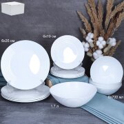 716412 (в уп.2наб.) - Столовый набор 19пр. белый р [01105494]