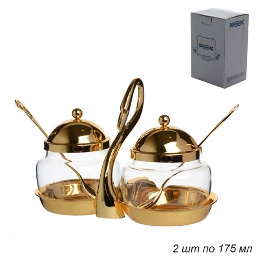 655014 (в уп.36шт.) - Набор для специй, 2шт.х175мл [01037689] 655014 (в уп.36шт.) - Набор для специй, 2шт.х175мл. / RNA-075305 / золото