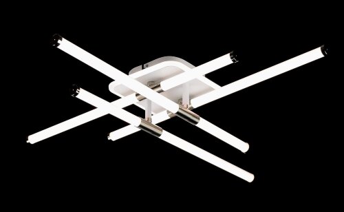 Х-FX60268B/4+1 WT+Nickel 70W 3000-6000K Dimmer 730 [01110820] Х-FX60268B/4+1 WT+Nickel 70W 3000-6000K Dimmer 730*730*110 мм (1) светильник потолочный