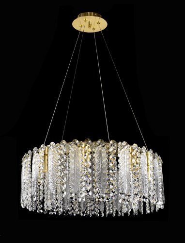 БЖ5087/600 GD+BK (1) D600*H210мм E14*8 светильник [01108655] БЖ5087/600 GD+BK (1) D600*H210мм E14*8 светильник потолочный