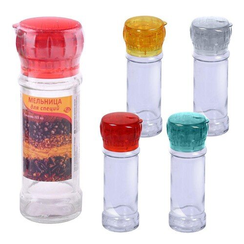213826-РСВ (в уп.1шт.) - Мельница для специй 4цв N [01092802] 213826-РСВ (в уп.1шт.) - Мельница для специй 4цв NEW, 76.65