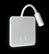 KL-RDL044 WH Led 9+3W 4000K Размер: 15*15*13см (40 [01109465]