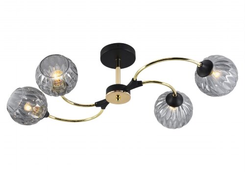 МС-XA1365/4 BK+FGD (6) светильник потолочный [01102760] МС-XA1365/4 BK+FGD (6) светильник потолочный