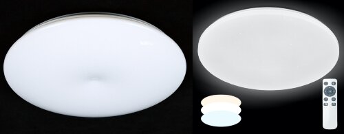 511st-96вт/220в D500мм 6000К+4000К(линз) с пультом [01093208] 511st-96вт/220в D500мм 6000К+4000К(линз) с пультом д/у, (1) светильник светодиодный