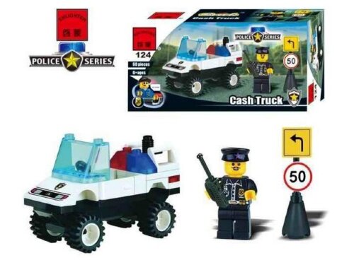 23880 Конструктор ENLIGHTEN BRICK серия ПОЛИЦИЯ "П [01089044] 23880 Конструктор ENLIGHTEN BRICK серия ПОЛИЦИЯ "Полицейский автомобиль" (39 дет.), в кор.